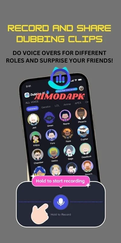 Record and share dubbing Ai Full Unlocked