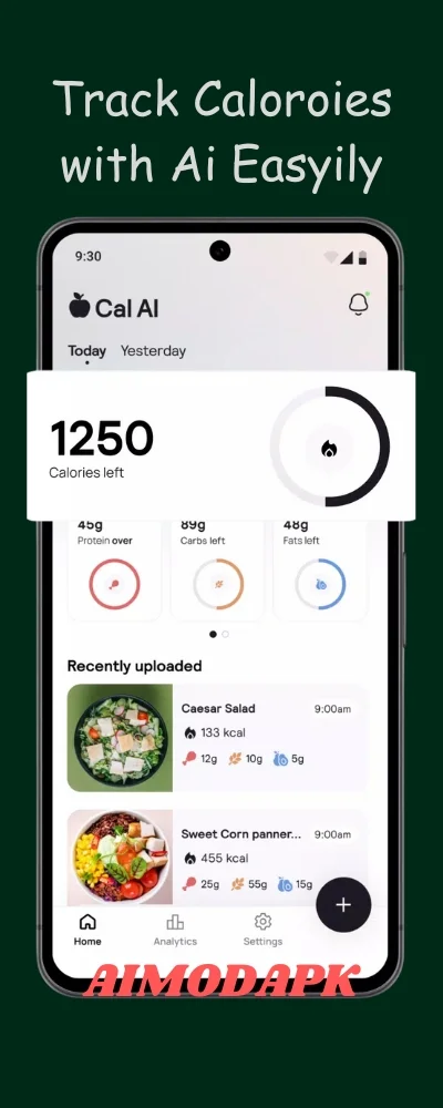 Trach Calories with Ai