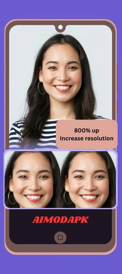increase your image resolution up to 8x.
