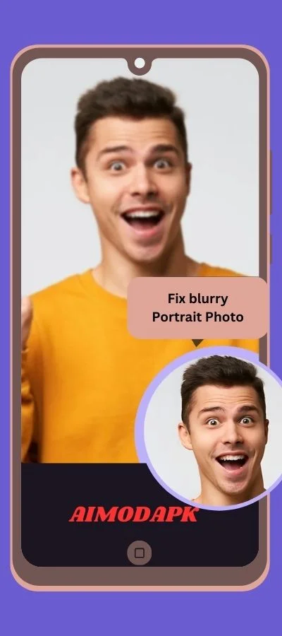 fix blurry portrait photos with ease.