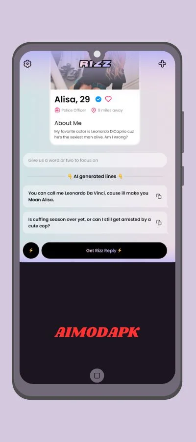 get ai generated replies with rizz ai mod apk instanty