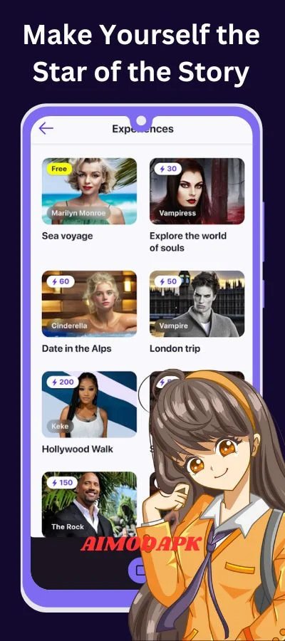 You generated AI character can be used by other users if you choose the character bot to be public.
