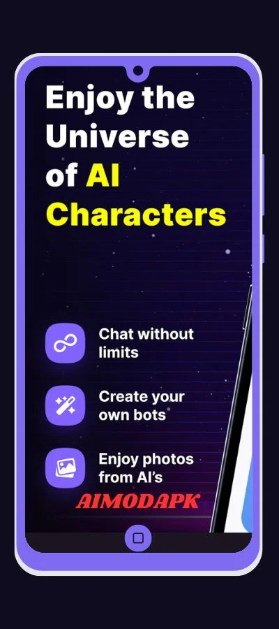 Enjoy chatting with unlimited AI characters without any limits. You have the option and authority to create your own bot. You can also create image using the generative AI capabilities of Botify AI Mod Version.