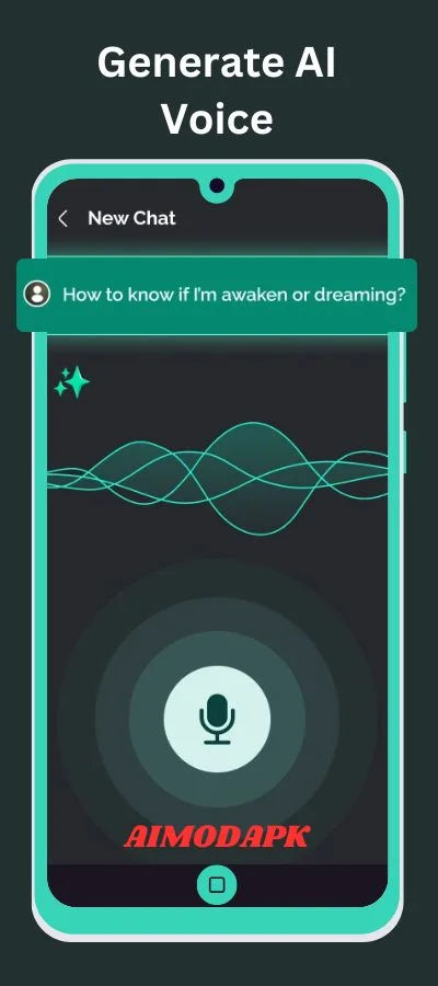 Generate AI voices using Chatbot AI.
