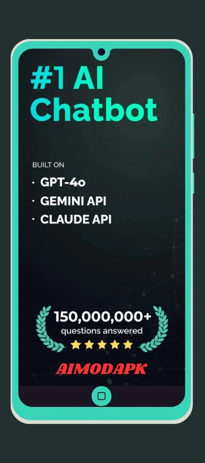 Chatbot AI Mod APK has GPT-4o, Gemini API, and Claude API access, that is why it is considered number one AI Chatbot!