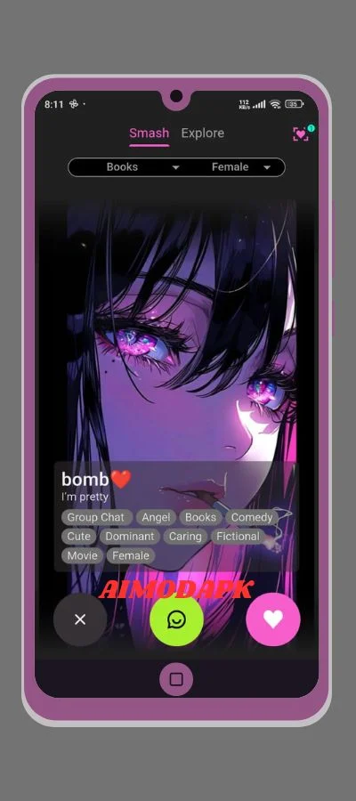create a character of your own preferences