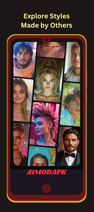 you can explore from unlimited styles library created by others