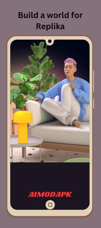 You can create your own world for Replika