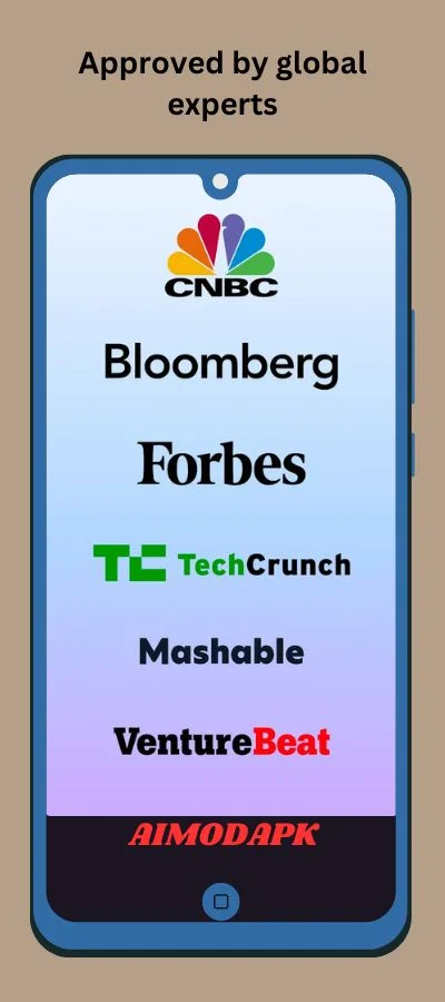 This app has been approved by bloomberg, Forbes, CNBC, Mashable, VentureBeat, and many more Global experts!