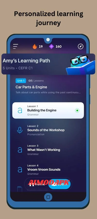 With elsa, you will have your personalized learning journey