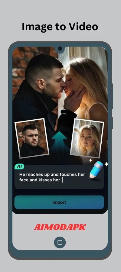 image to video filmora kiss generator