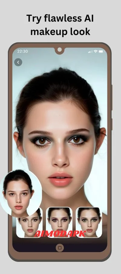 Try flawless AI Makeup Look for free using glam AI