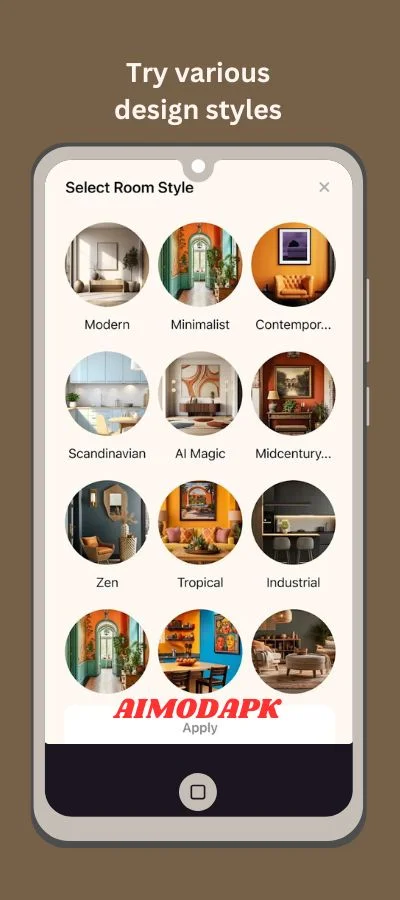 Modern interior designs with ai
