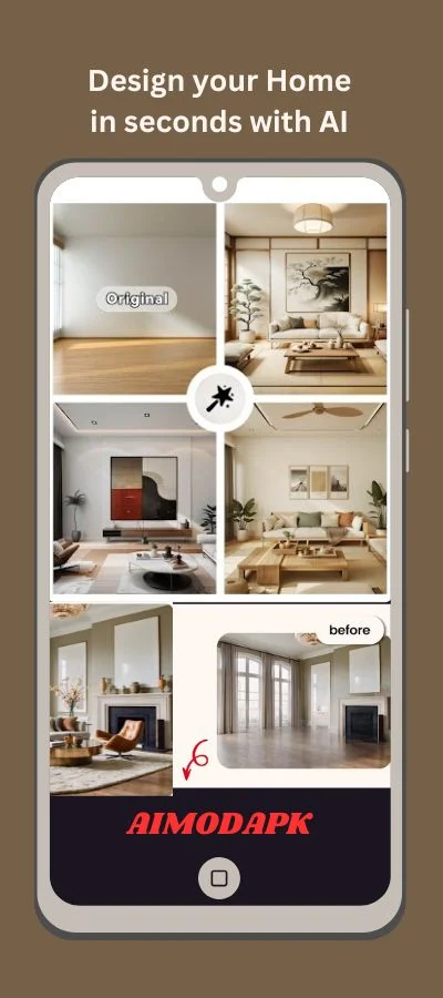 Design your home in soconds with HomeAI Mod APK