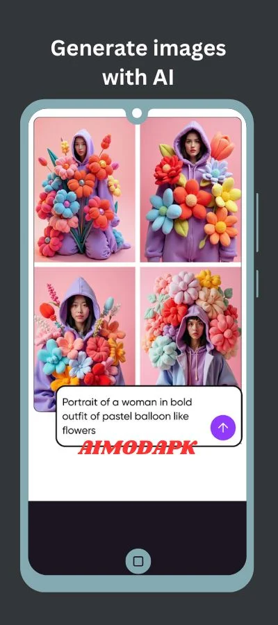 By entering text prompt, create images of your own desire!