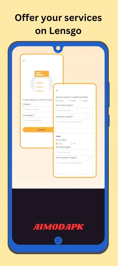 Offer your services on LensGo.
