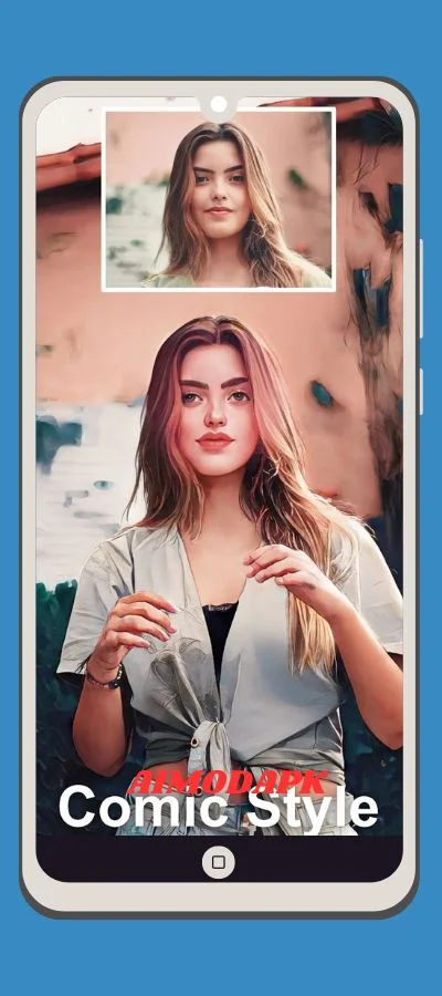 Change the style of your image to any other style, like Comic Style is applied to this one.