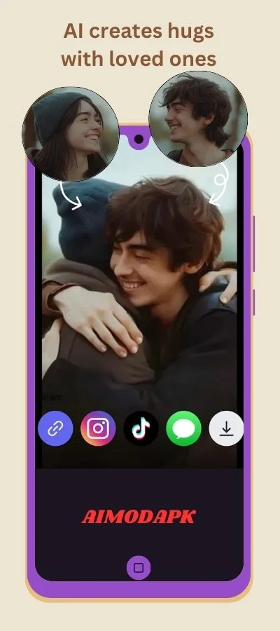 create hugs with loved ones using pixverse mod apk