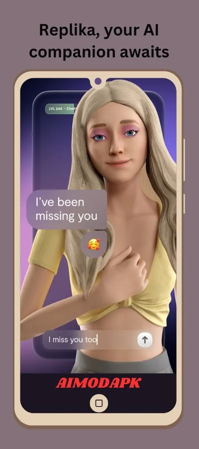Download Replika AI Mod APK Now! your AI Companion is waiting for you!