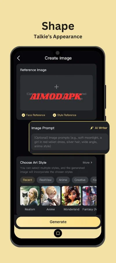 talkie: soulful ai mod apk unlimited gems